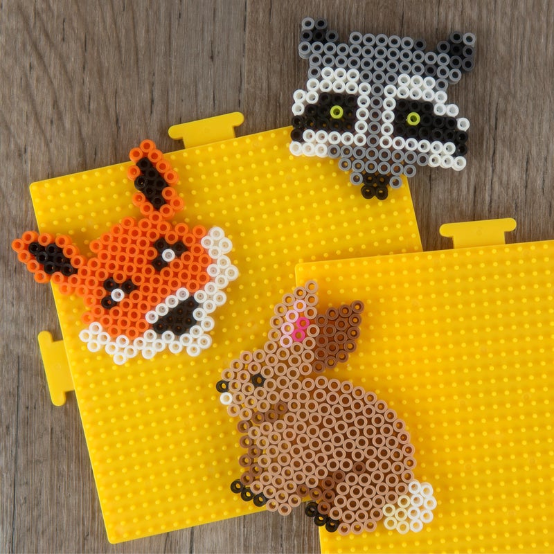 Perler Beads Yellow Square Pegboards, 2pc, 5.7'' L x 5.7'' H, Small - Image 4